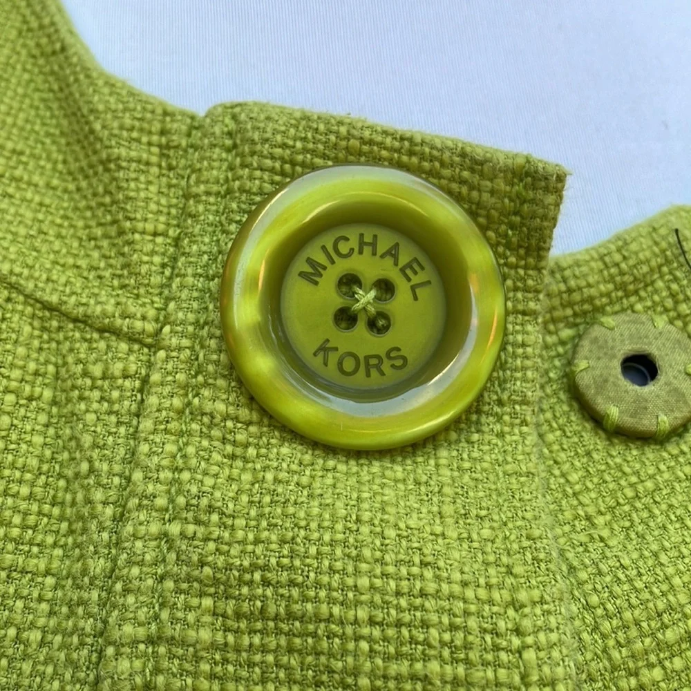 Michael Kors Matching Green Set- Dress & Blazer Size 12